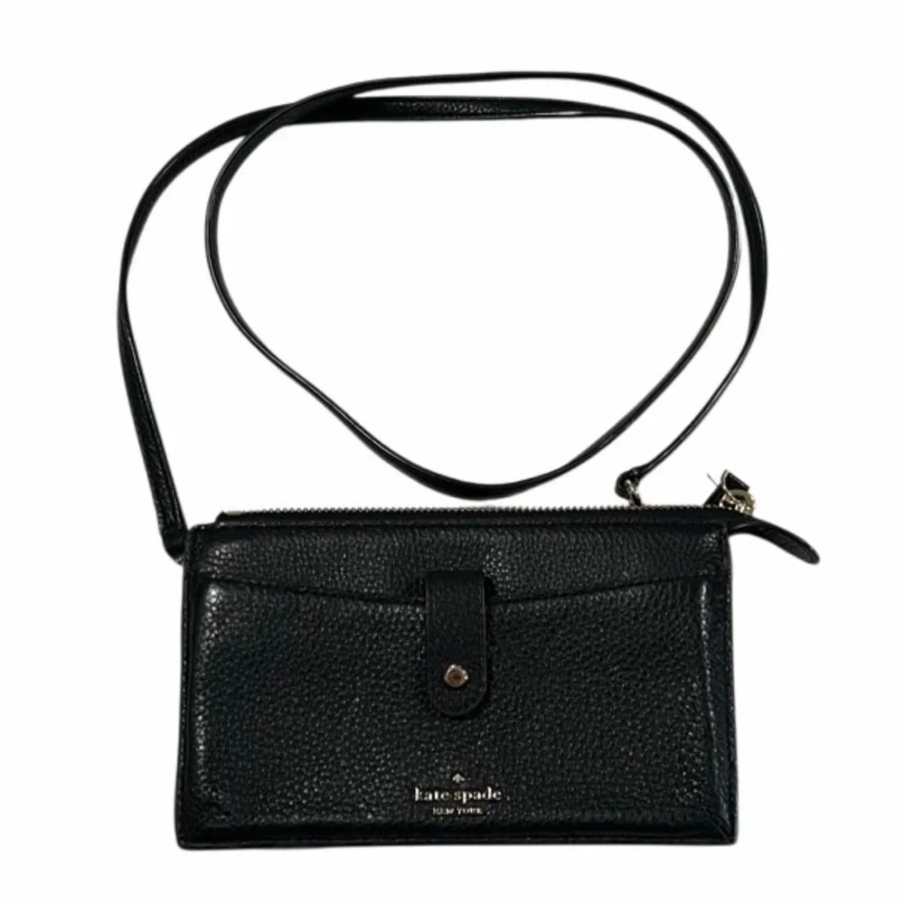 Kate Spade Black Leather Crossbody Bag
